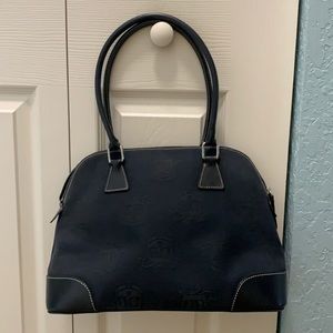 Logo (vintage) Dooney & Bourke carpet bag tote